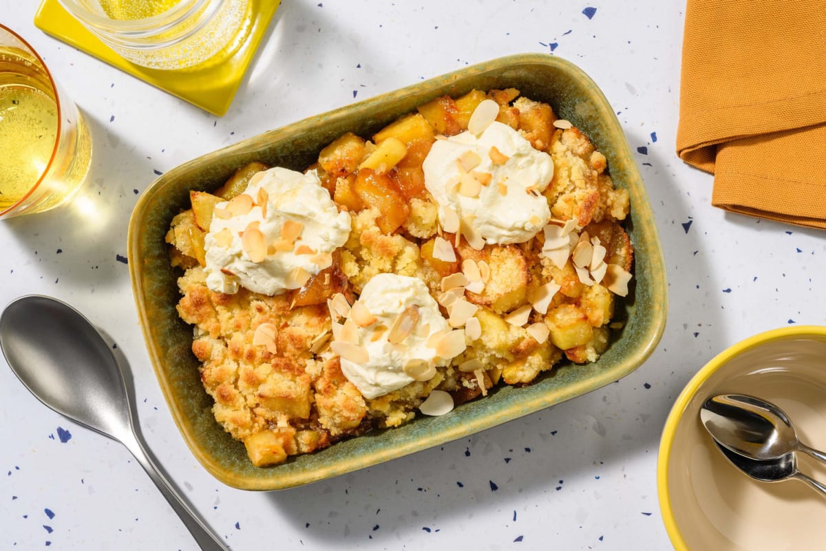 Gingernut Apple Crumble
