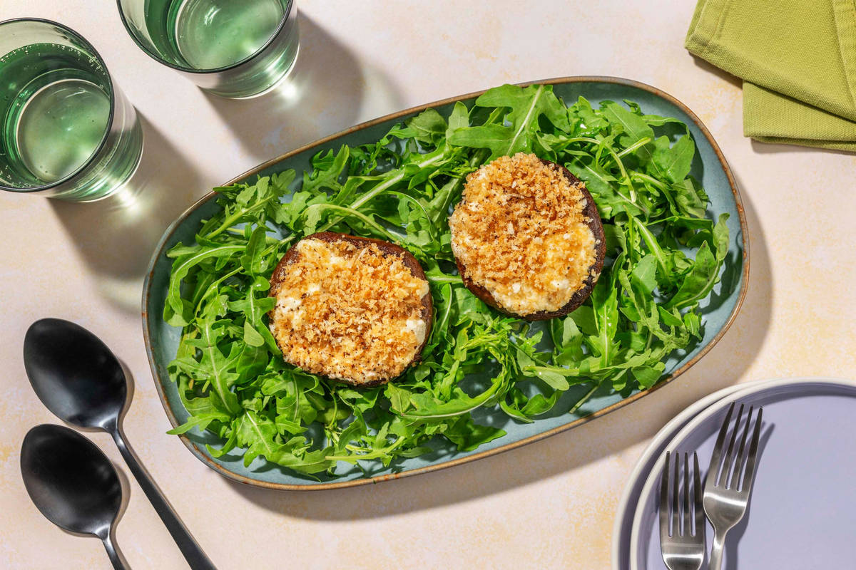 Creamy Cheesy Truffle Portobello Mushrooms Recipe HelloFresh