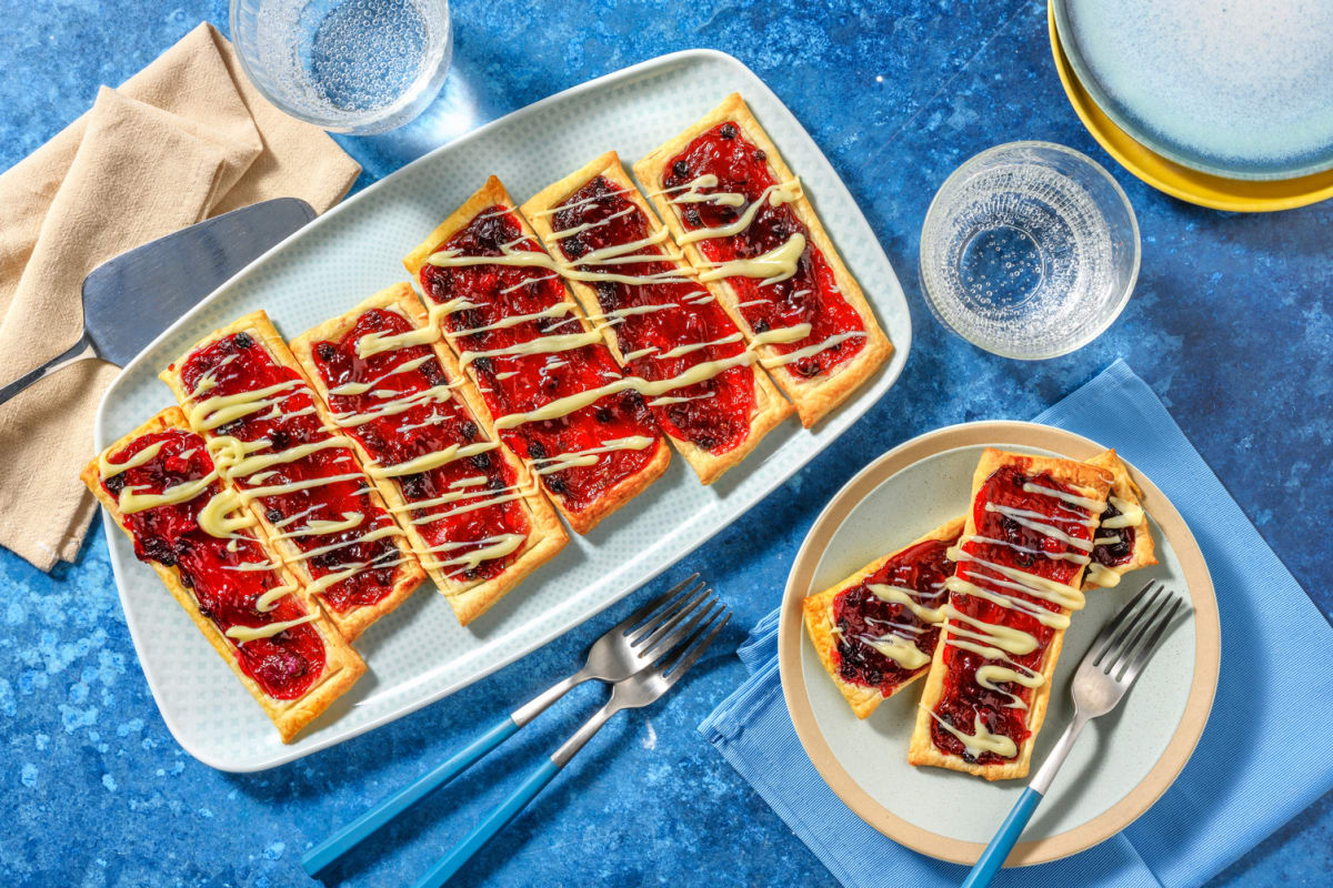 Kids' Red Berry Puff Pastry Tarts