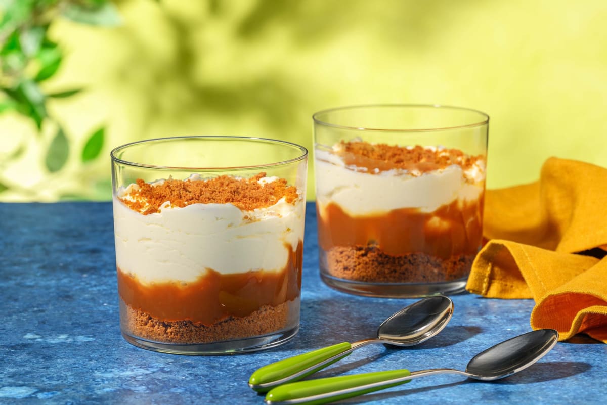 Billionaire's Salted Caramel White Choc Pots