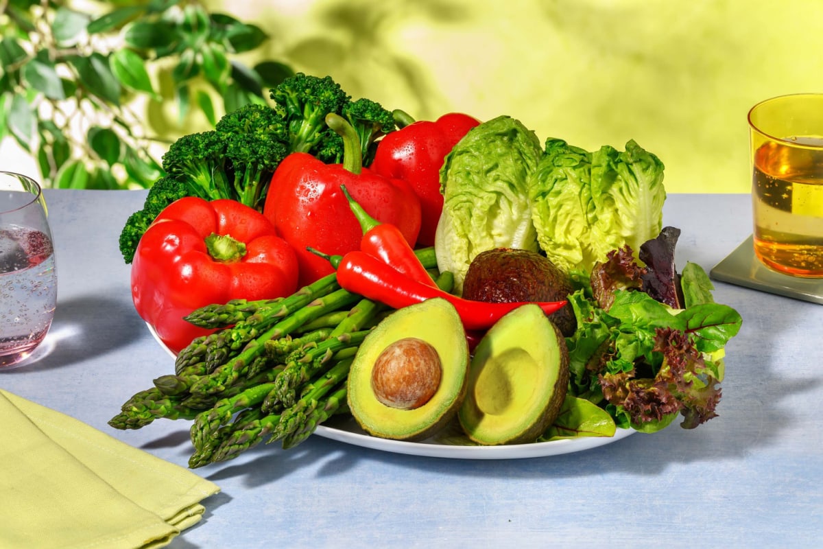 Salad and Sides Vegetables Selection