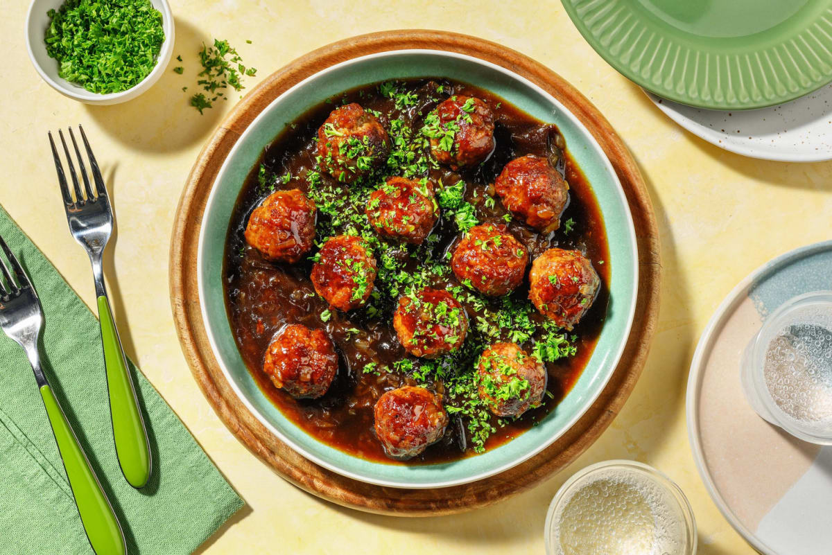 Boulettes de bœuf à la flamande