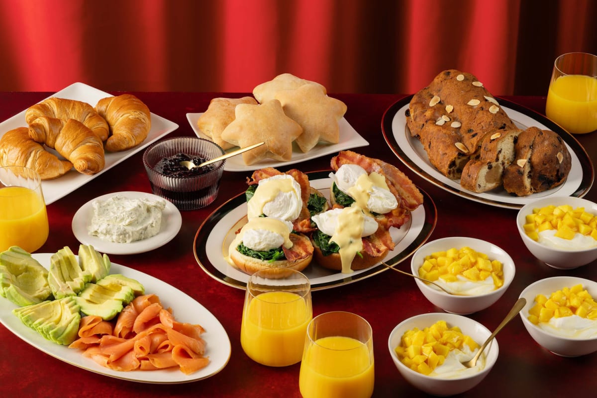 Brunch de Noël avec œufs Bénédicte