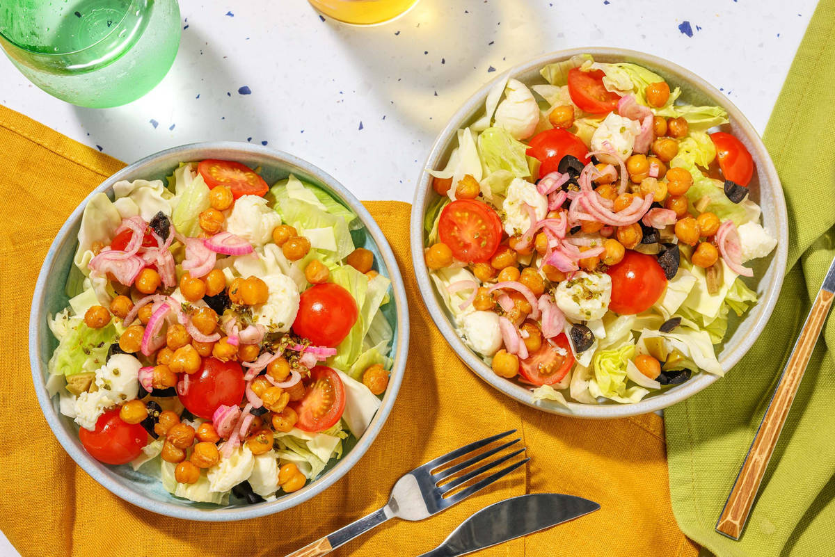 Italian Chickpea Chopped Salad Kit Recipe HelloFresh