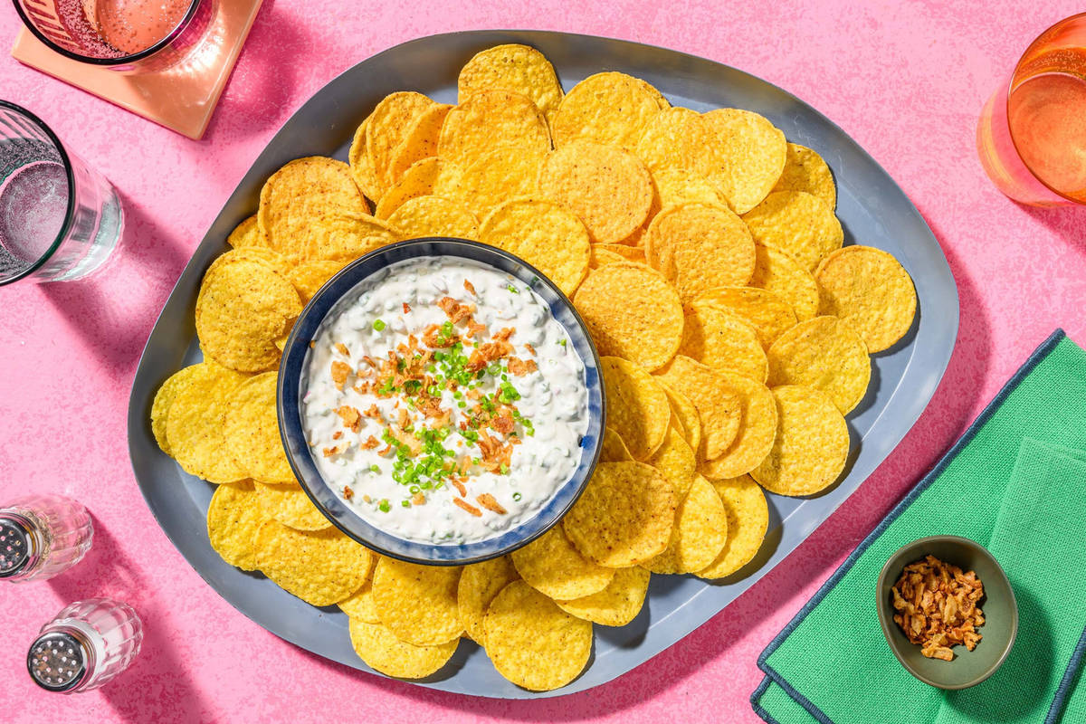 KidApproved Sour Cream and Onion Dip Recipe HelloFresh