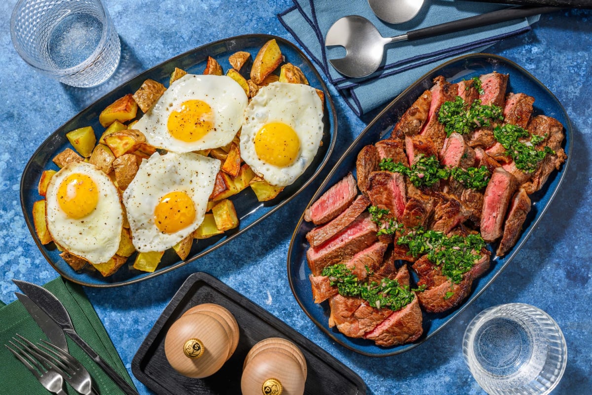 Skillet Steak 'n' Eggs