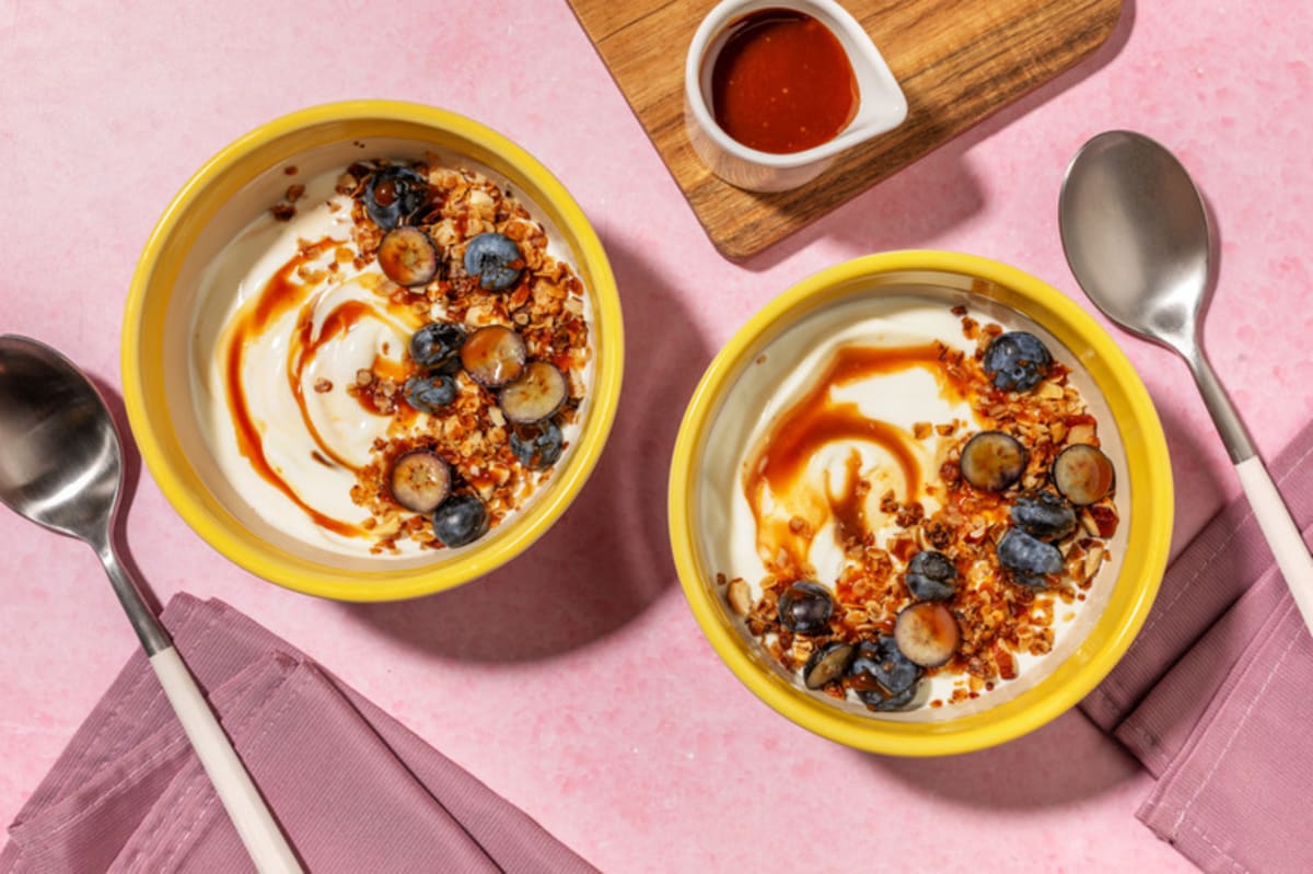 Salted Caramel Hazelnut Granola Yoghurt