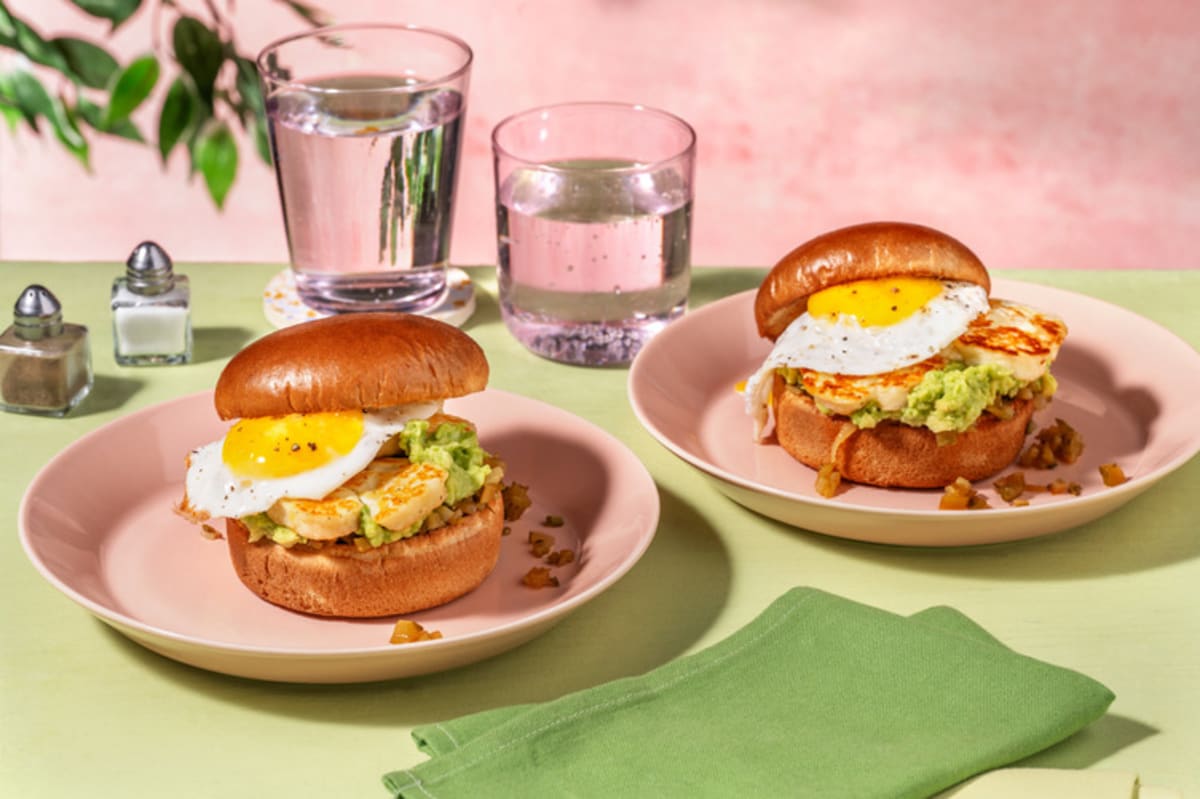 Golden Cheese and Avo Bap