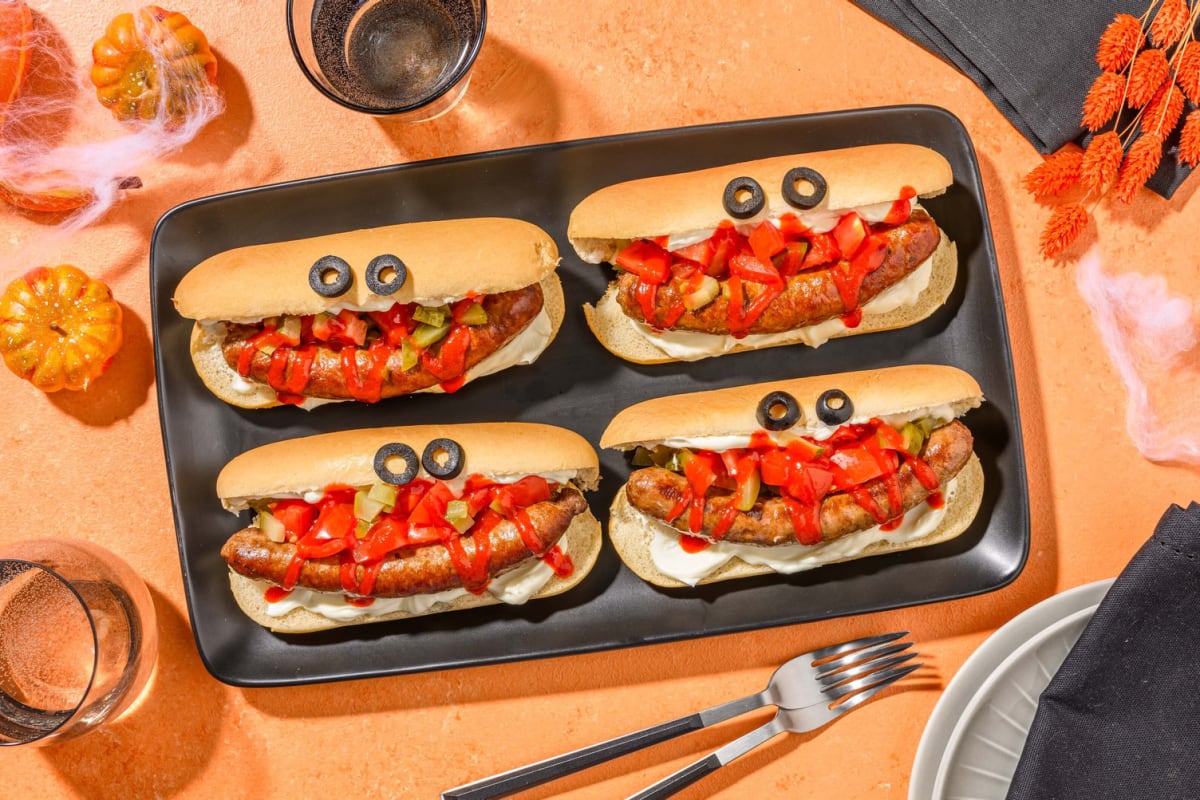 Hot-dogs gloutons pour les enfants