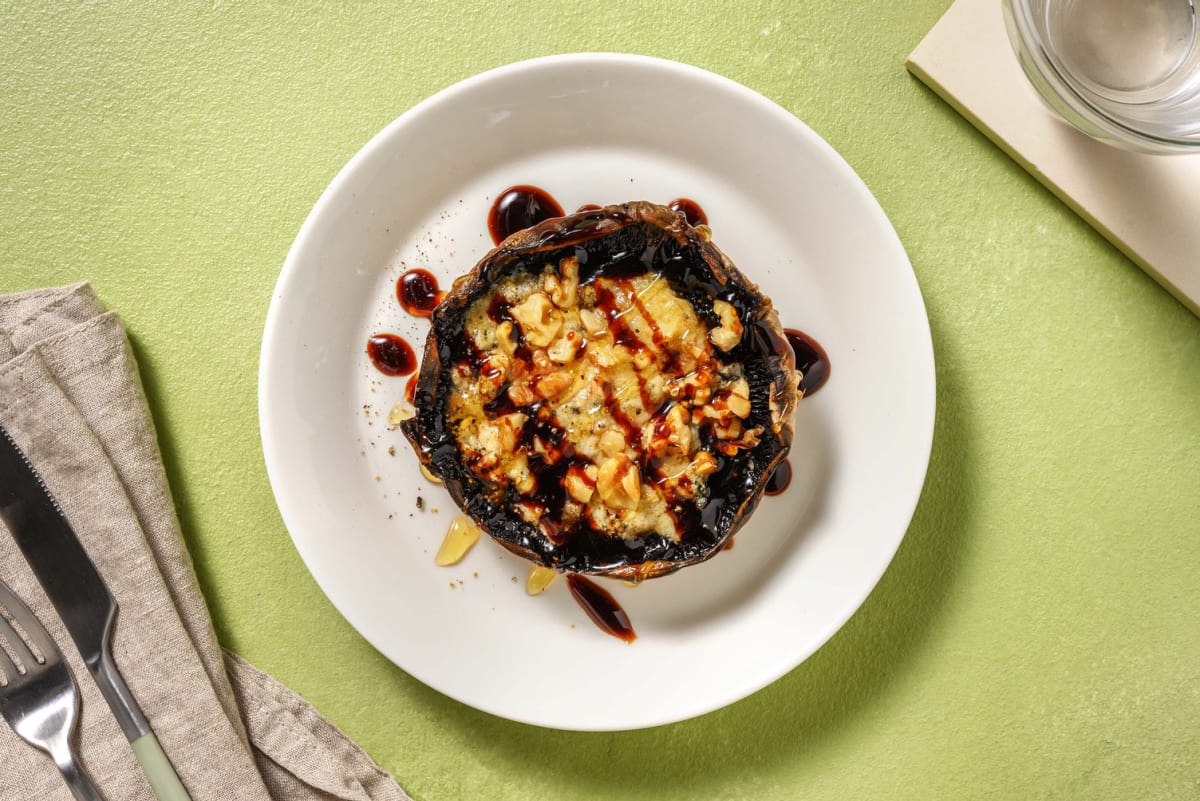 Funghi Portobello ripieni di Gorgonzola Dop