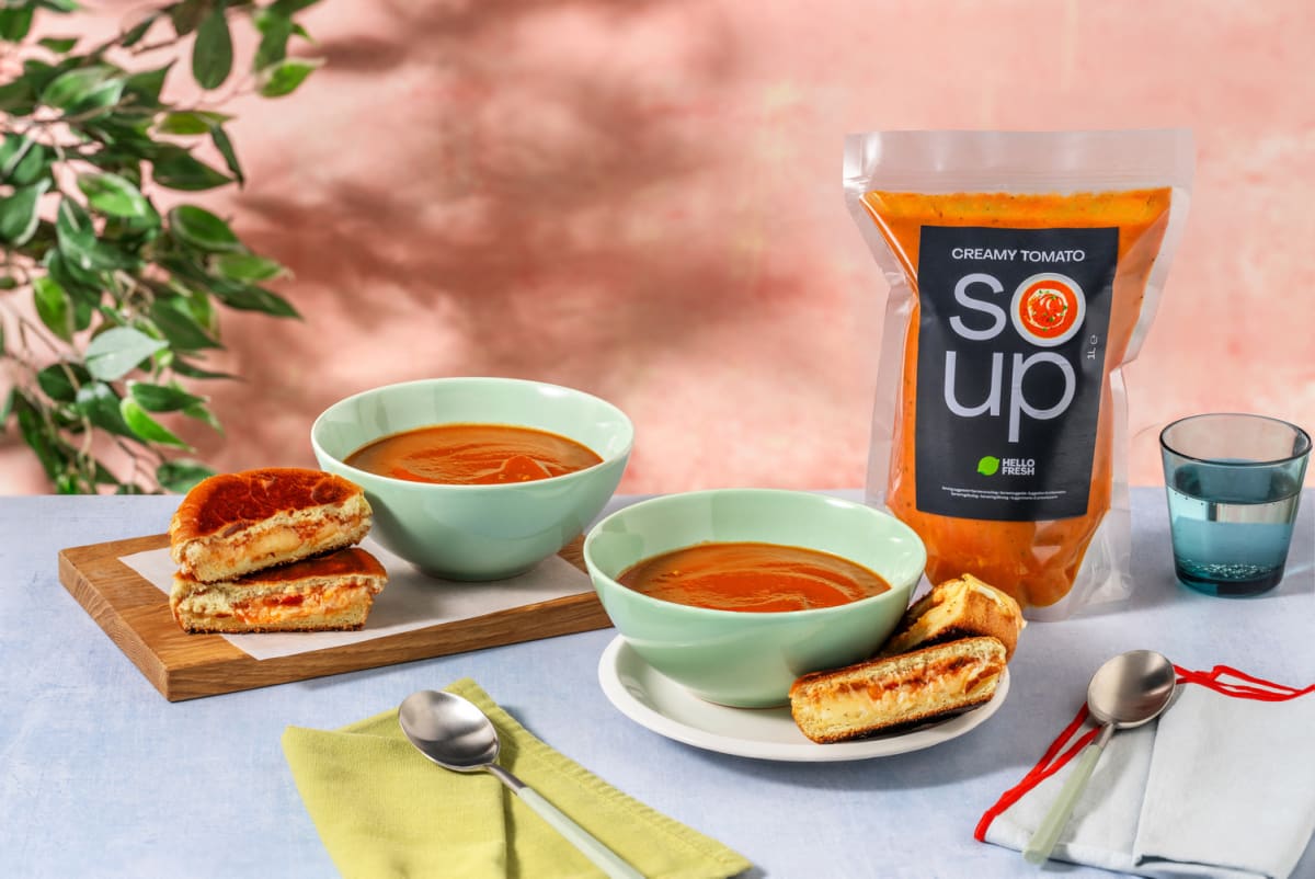 Creamy Tomato Soup & Toastie