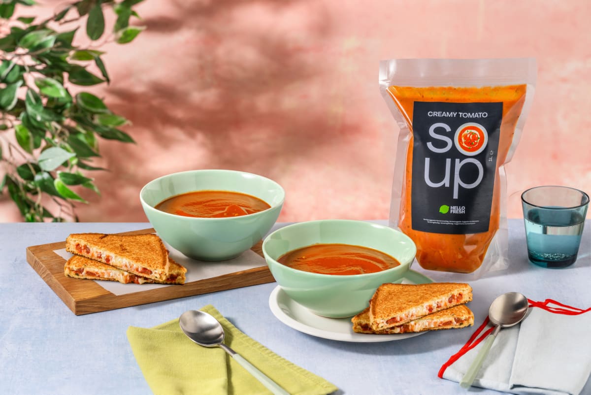 Creamy Tomato Soup & Toastie