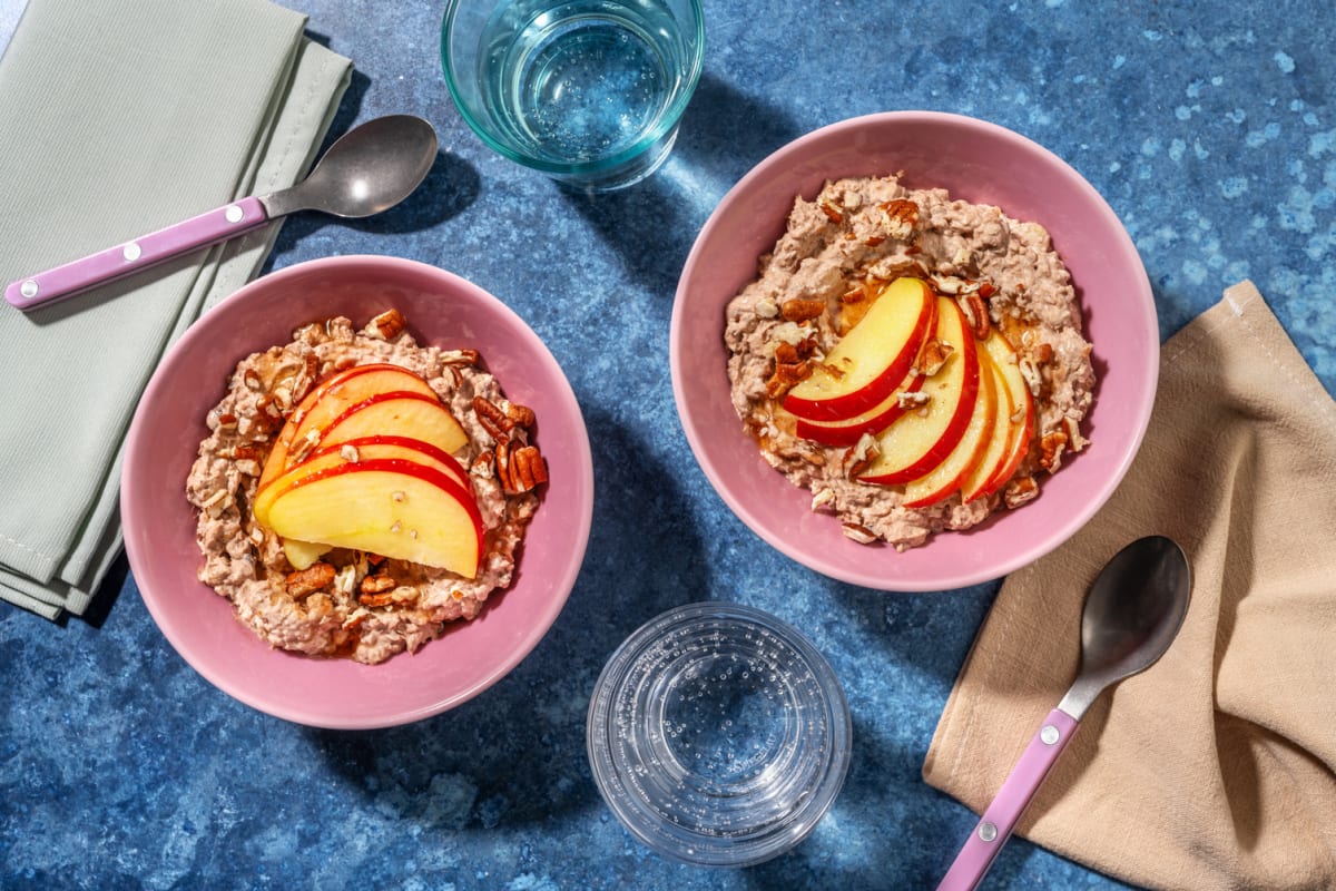 Porridge à la pomme & au miel  