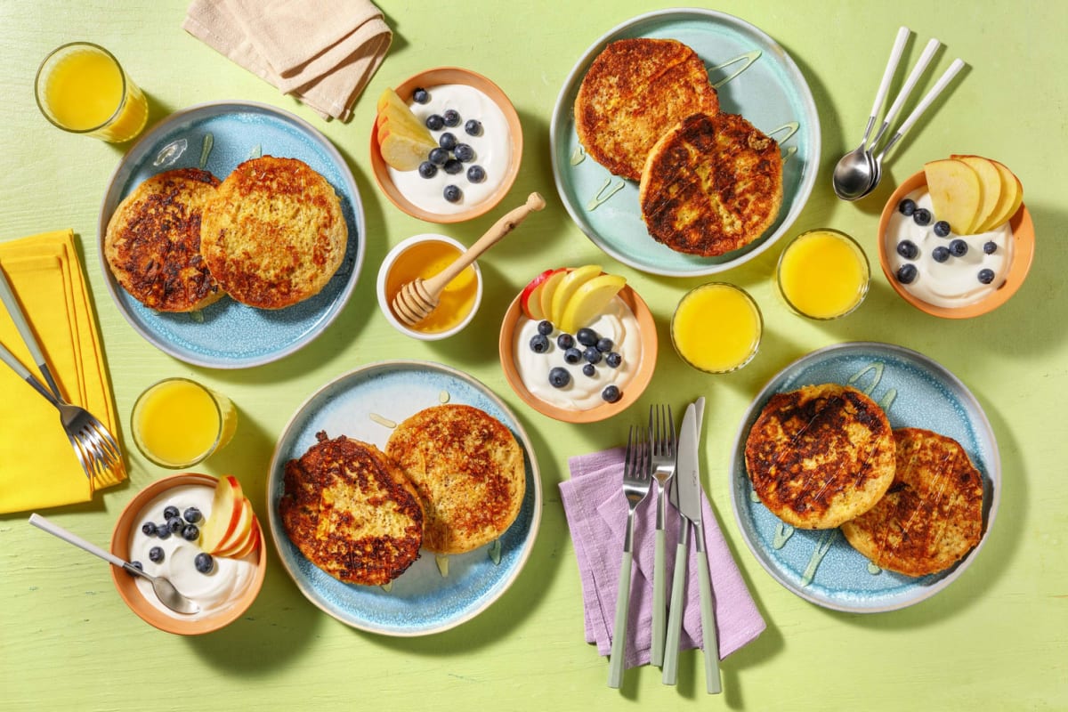 French toast alla cannella e miele