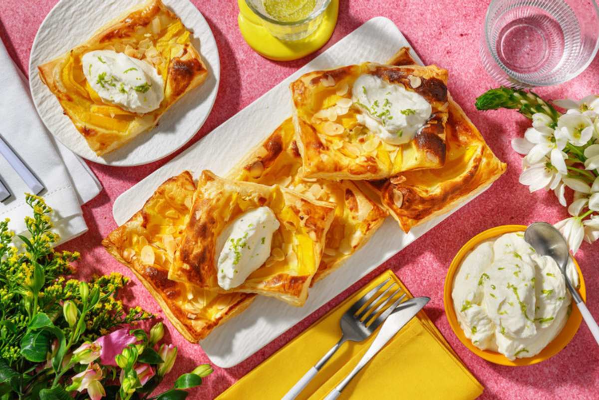 Mango-mascarponetaartjes