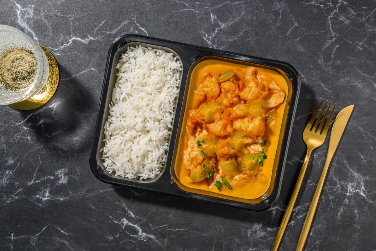 Butter chicken & riz basmati