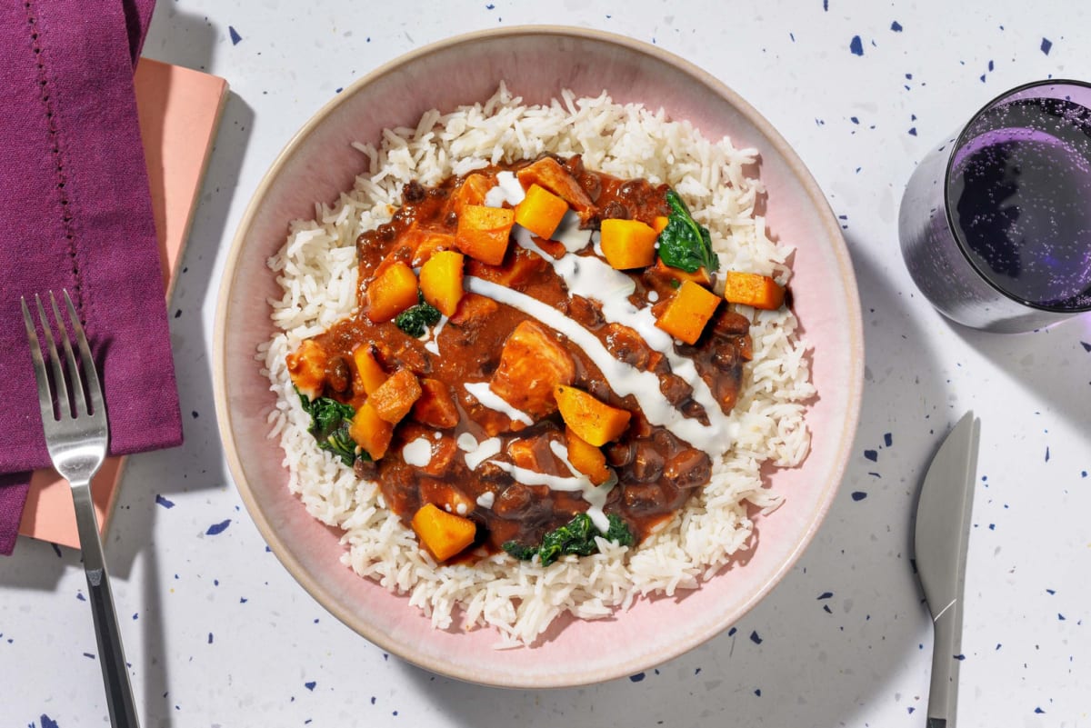 Easy Smoky Chicken, Sweet Potato and Black Bean Bowl