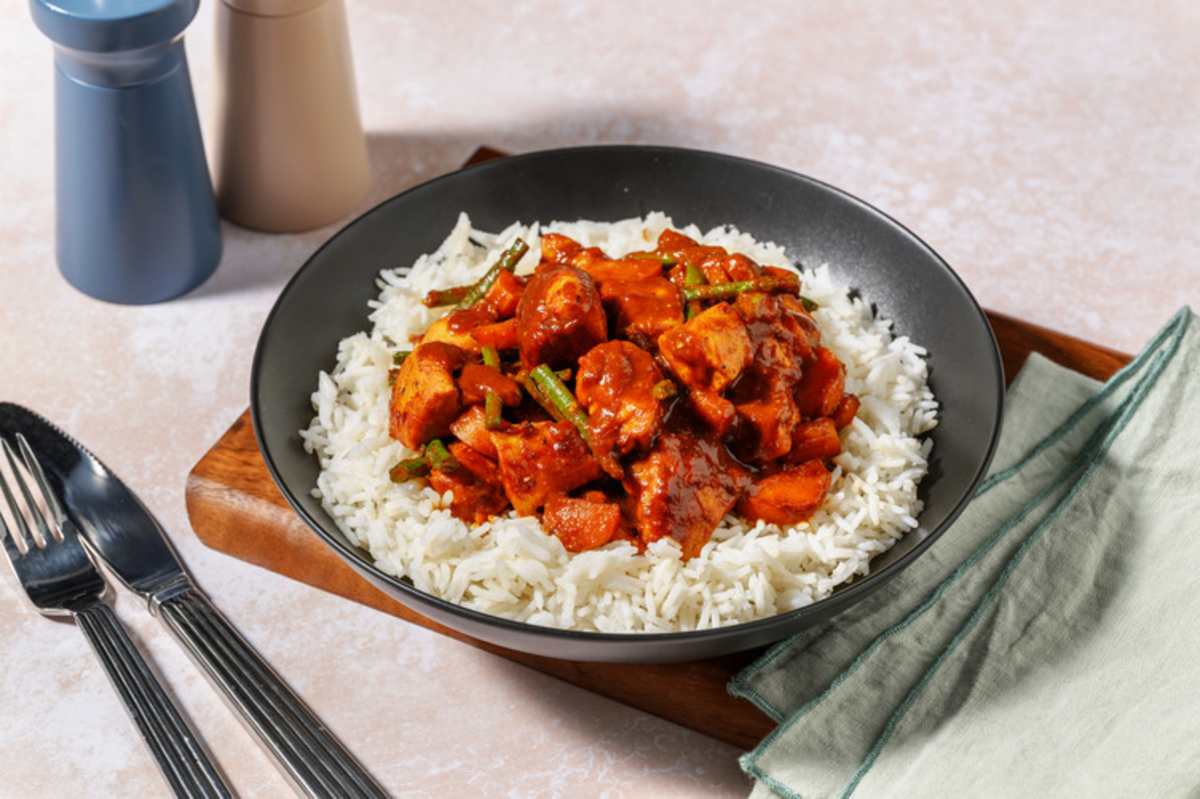 Thai Style Peanut Double Chicken Stir-Fry
