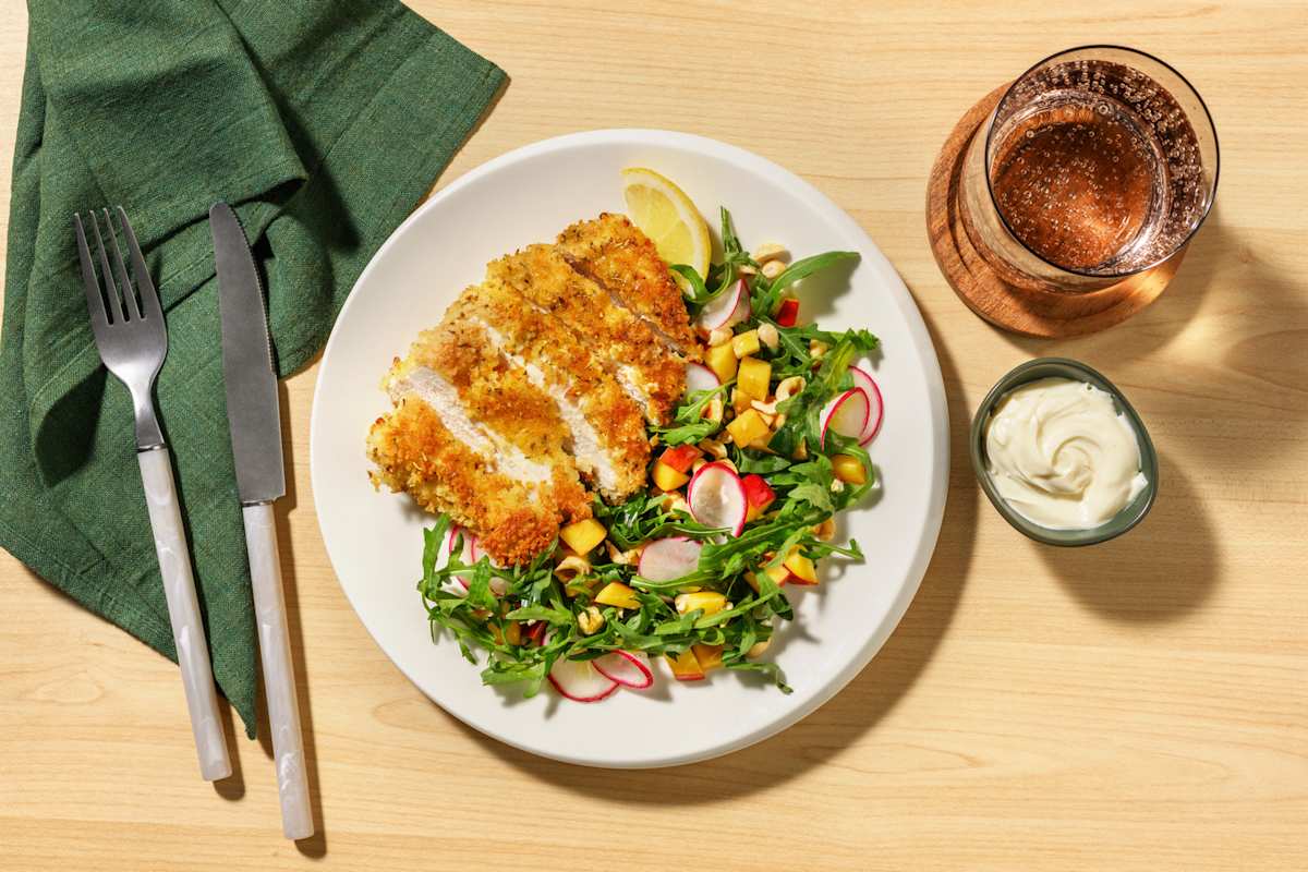 Petto di pollo fritto al rosmarino