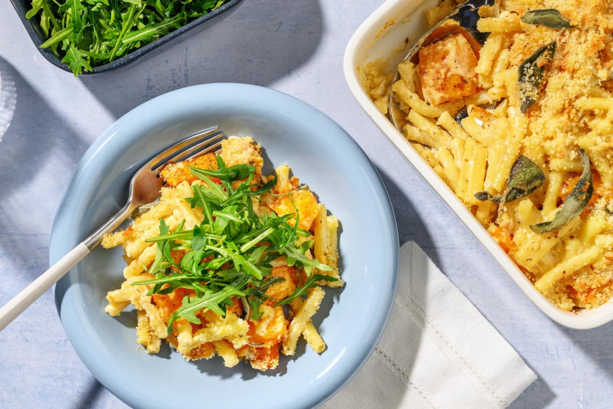 Cosy Bacon and Butternut Mac and Cheese