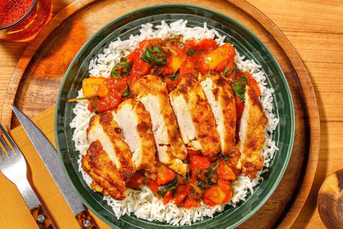 Smoky Nigerian Style Curried Chicken Stew