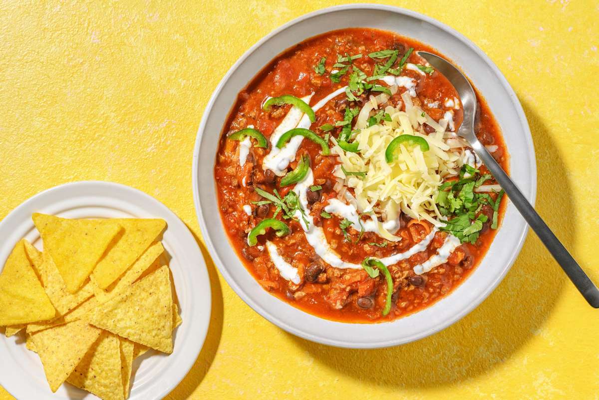 Hurtig tacosuppe med plantefars