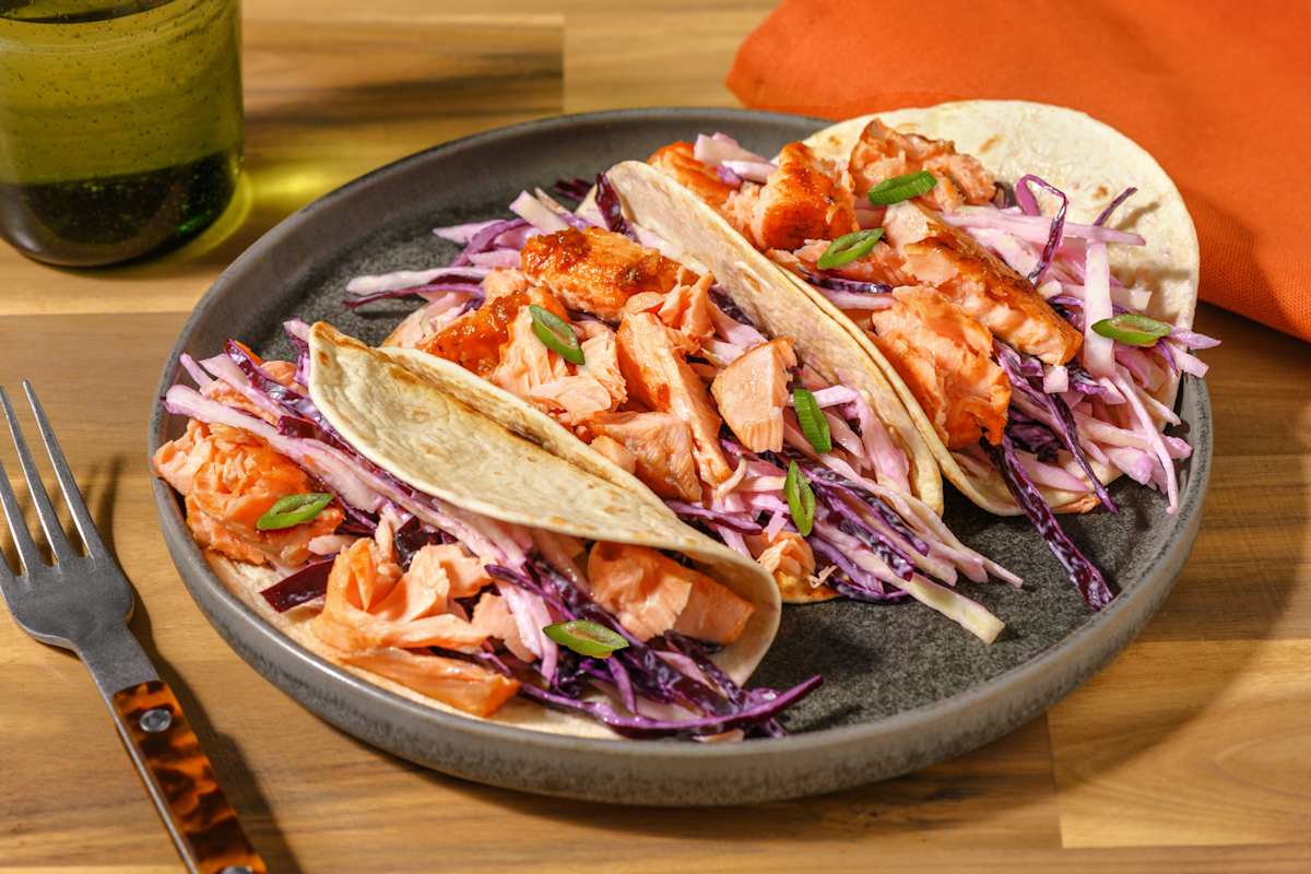 Shortcut Tamarind Double Salmon Tacos