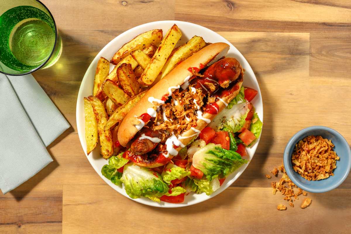 Smoky Teriyaki Hot Dogs