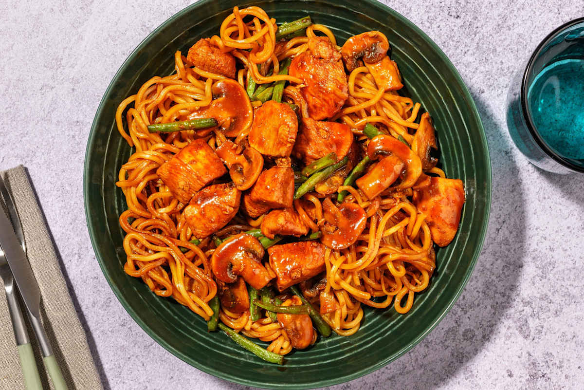 Super Quick Five Spice Chicken Noodles
