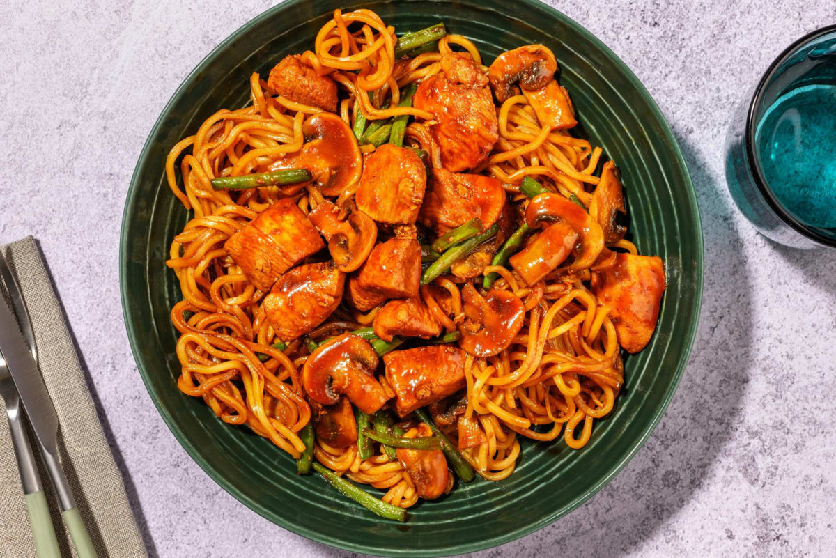 Super Quick Five Spice Chicken Noodles