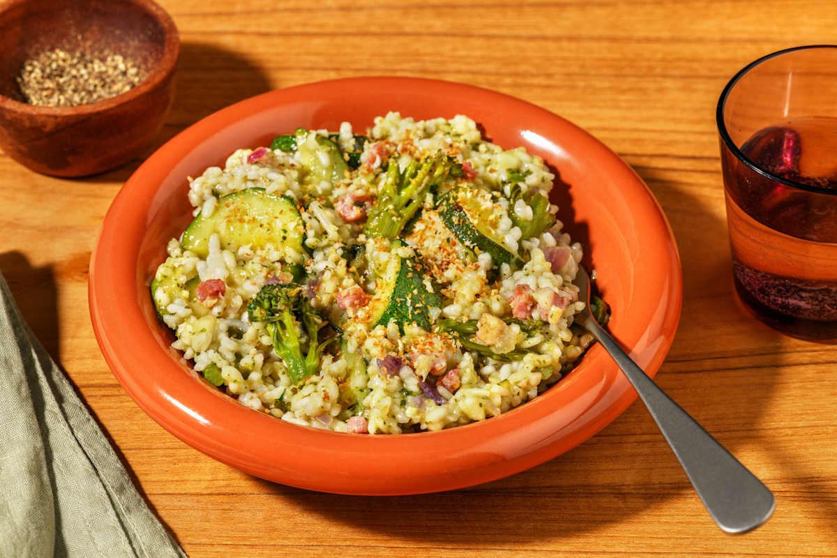 Nonna's Plant-Based Mince & Zucchini Risotto