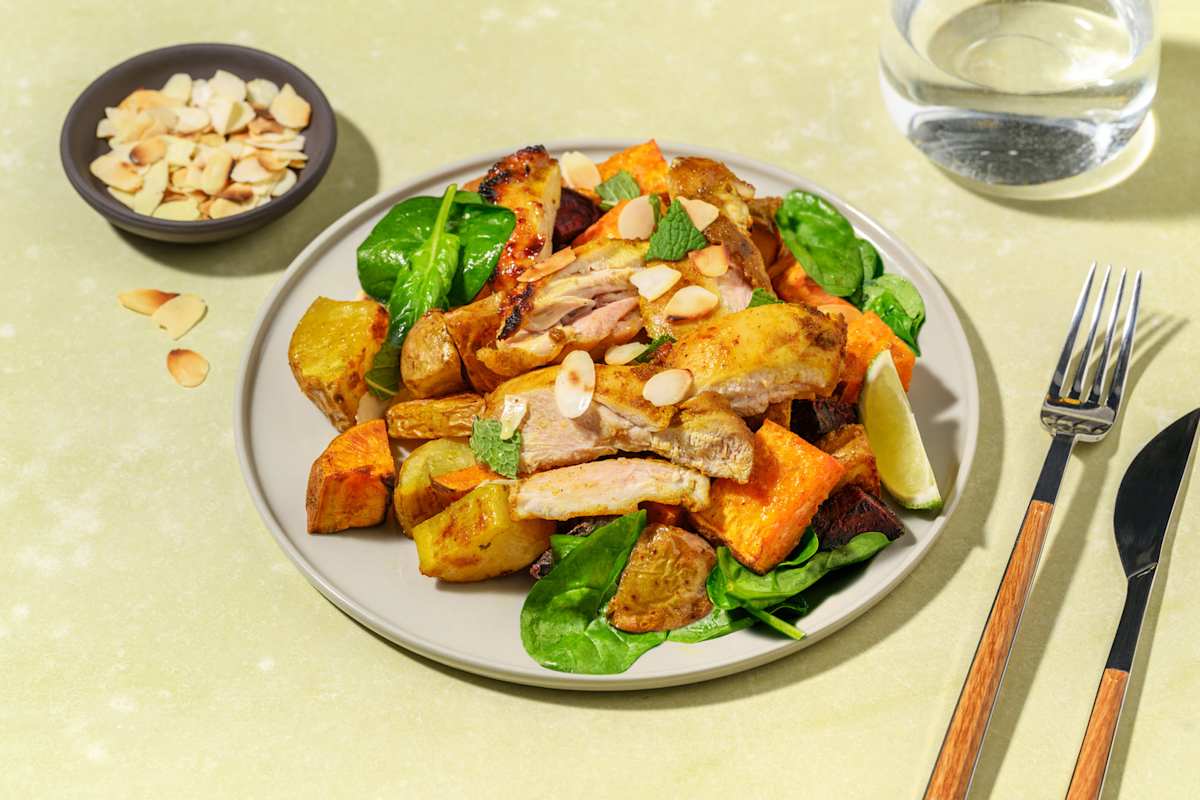 Sambal Halloumi & Roast Veggie Toss