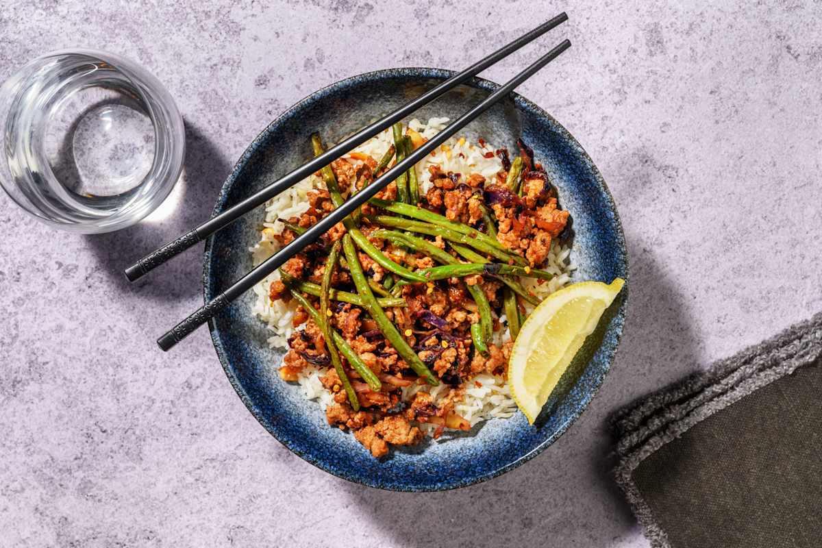 Ginger Pork & Veggie Stir-Fry
