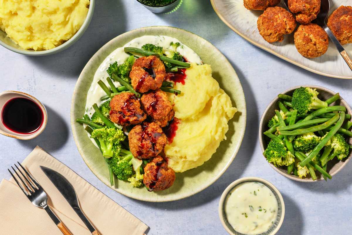 Double Swedish Pork Meatball Station