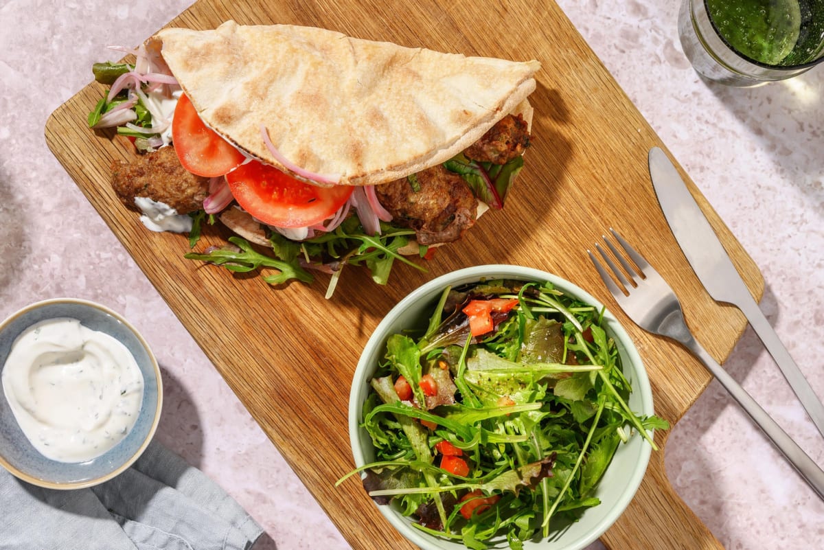 Beef Kofta Wraps
