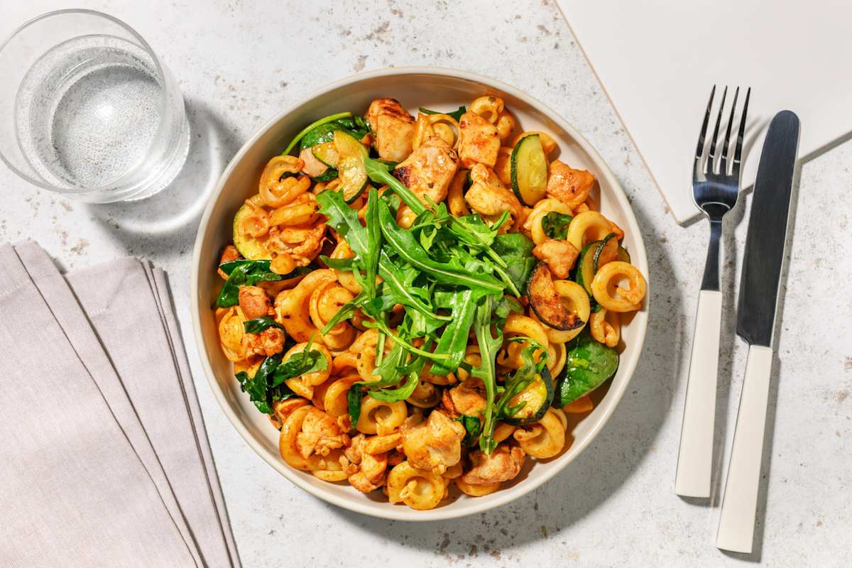 Double Kiwi Chicken & Courgette Orecchiette