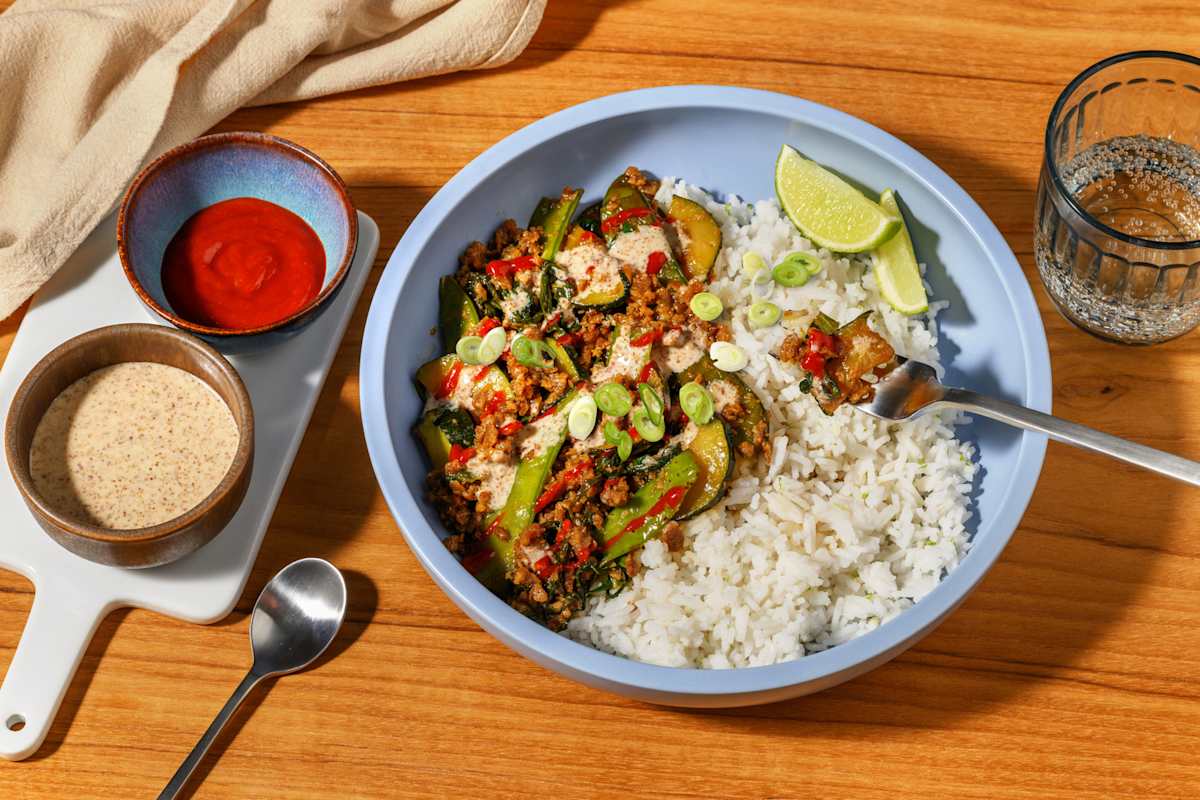 Sweet Soy Plant-Based Mince & Zesty Rice