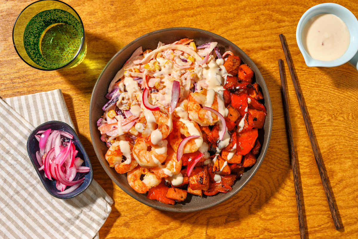 Caribbean-Style Prawn Bowl