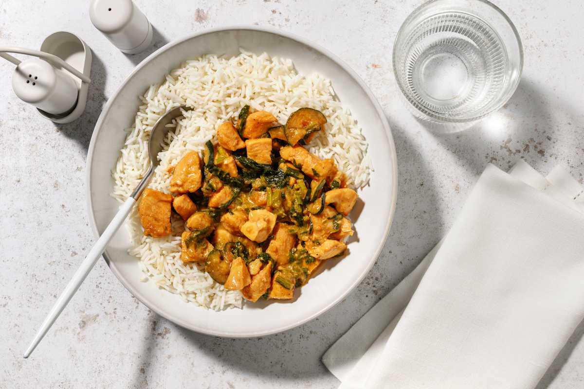 Double Mild Thai Red Chicken Curry & Rice