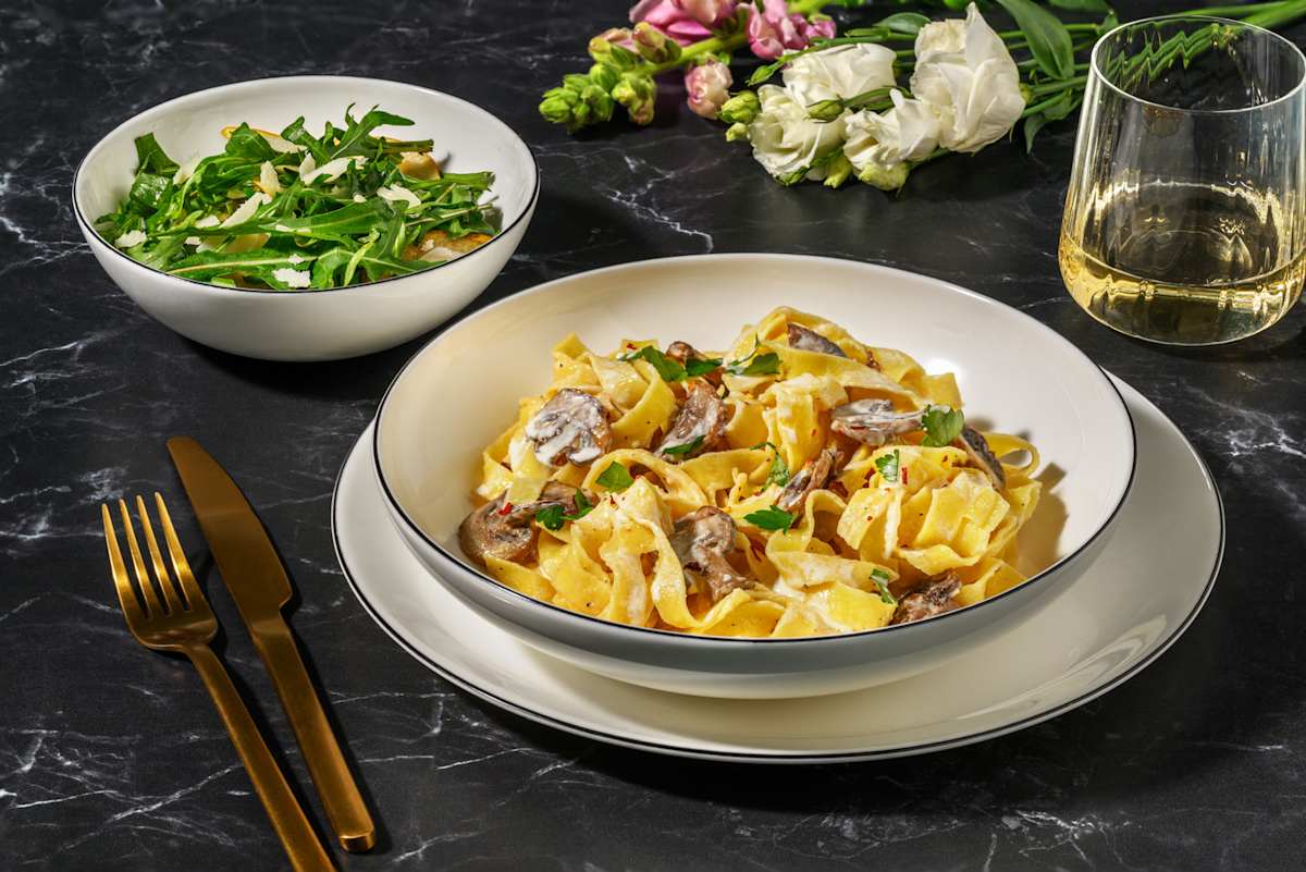 Deluxe Mushroom & Truffle Fettuccine