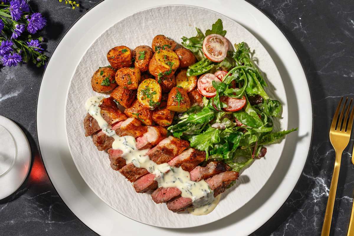 Bistro-Style Tenderloin Steak and Easy Béarnaise Sauce