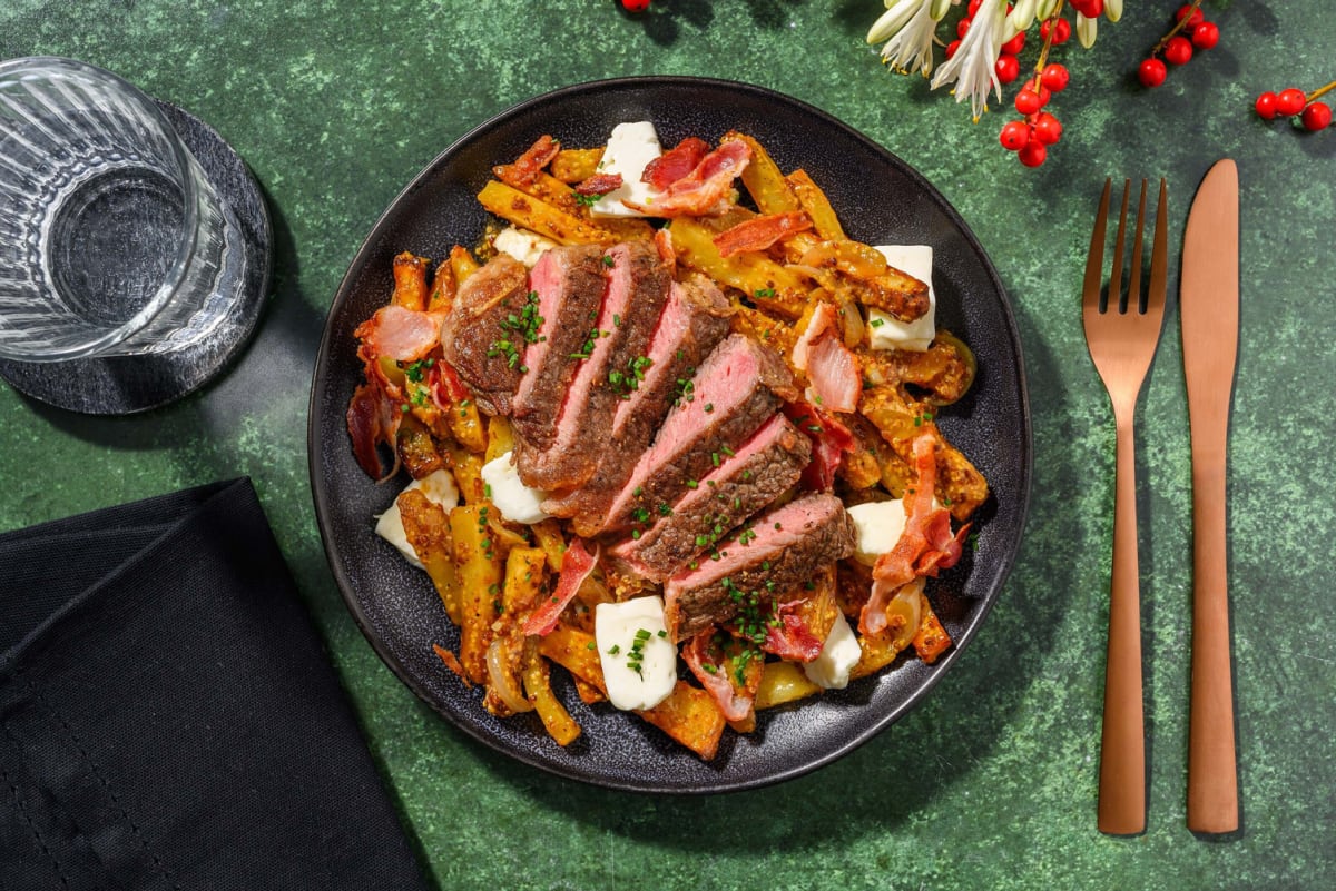 Steak-Topped Poutine 
