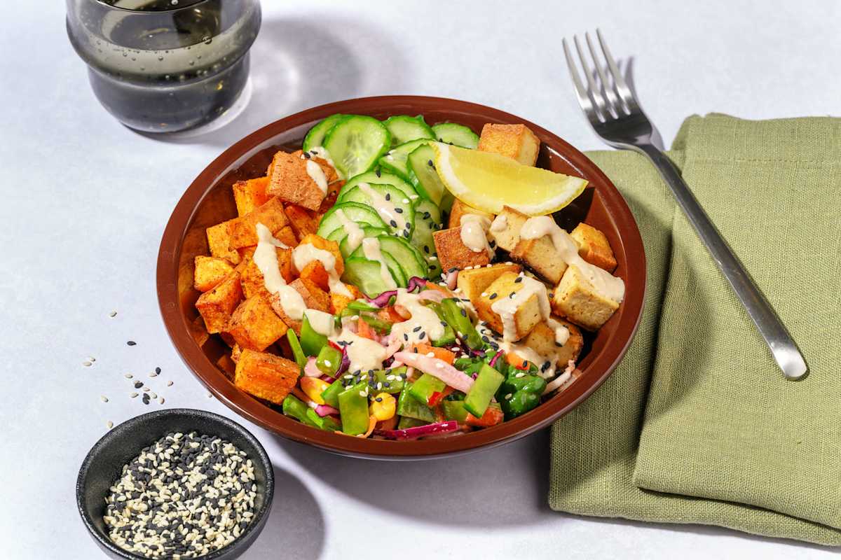 Japanese Tofu & Sweet Potato Bliss Bowl