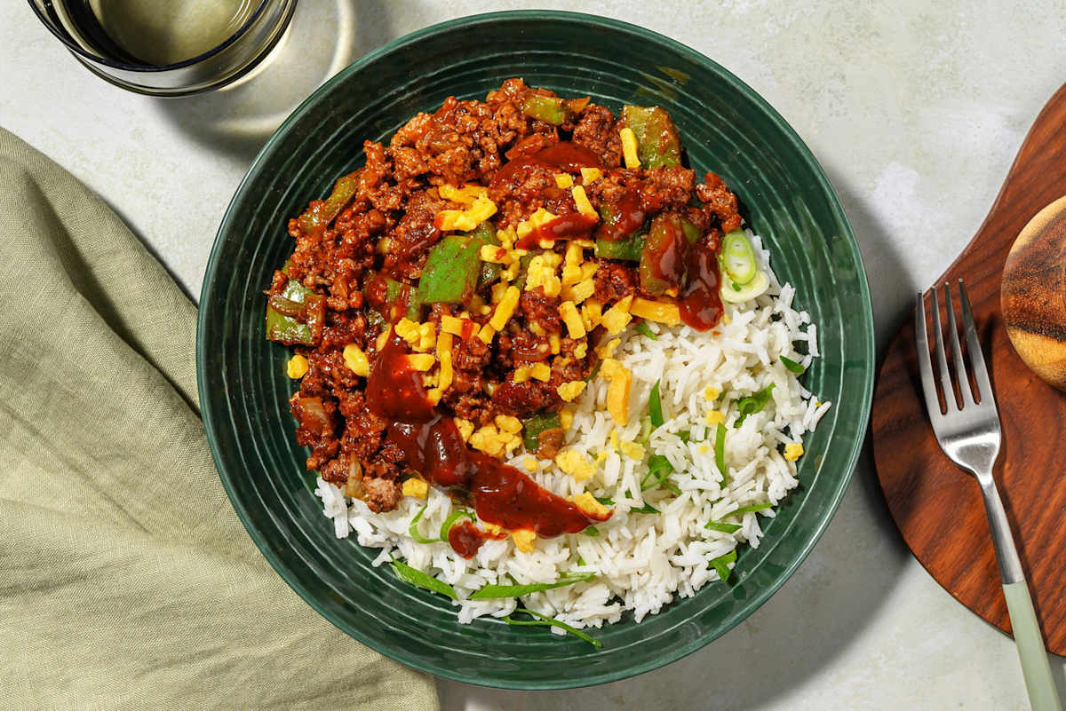 SuperQuick BBQ Beyond Meat® and Rice Bowls