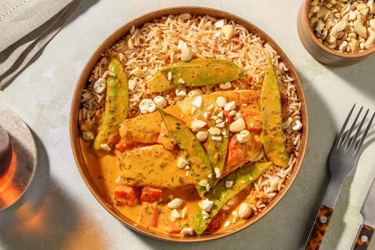 SuperQuick Thai-Inspired Coconut-Curry Tofu 