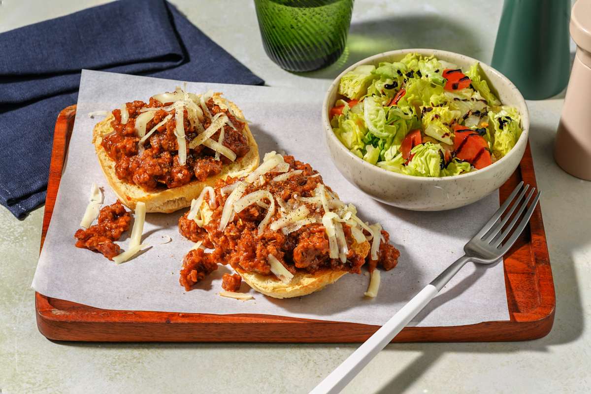 Italian Style Sloppy Joe Ciabattas