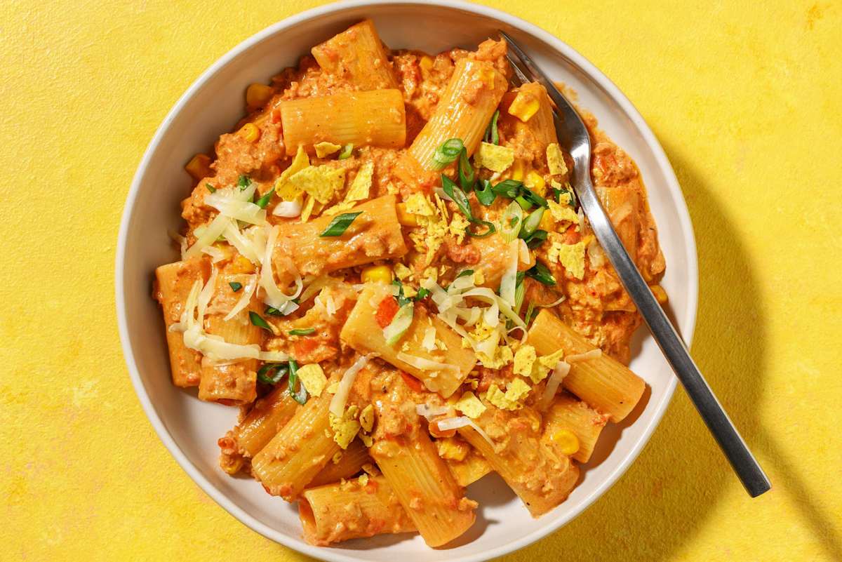 Rask meksikansk vegetardeigrigatoni