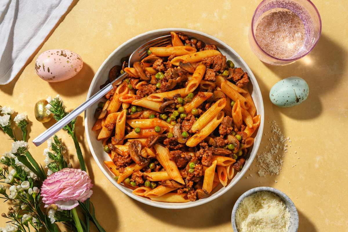 Easy Lamb and Mushroom Ragu