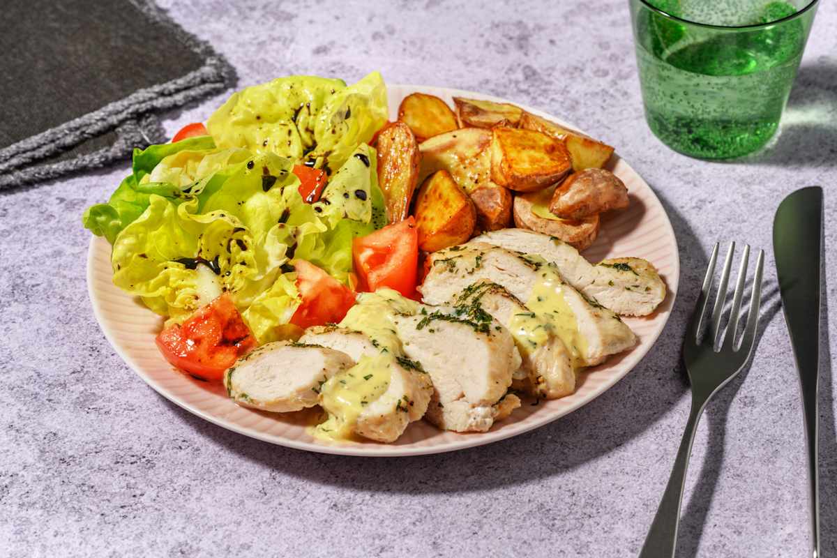 Turkey in Bearnaise Sauce