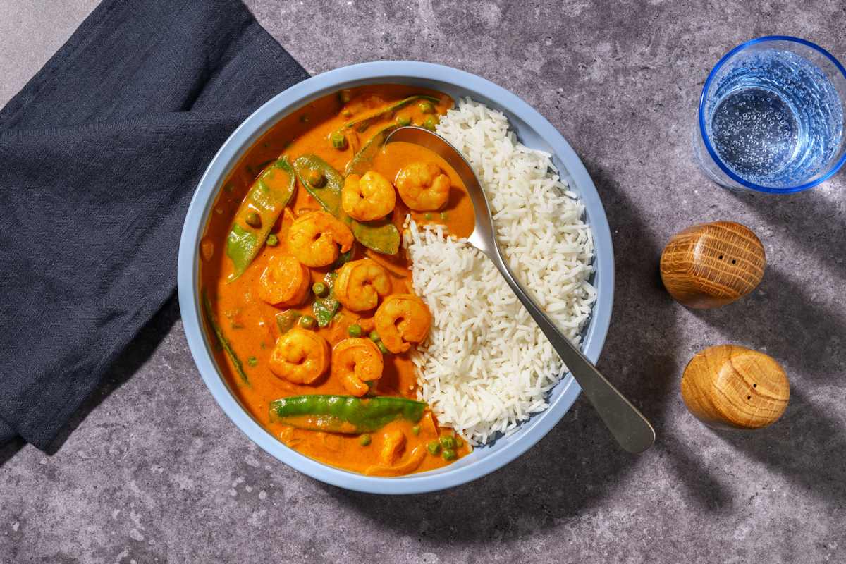 Tanzanian Inspired Coconut Prawn Curry
